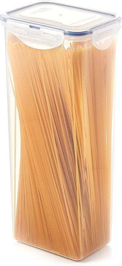 Lock & Lock Airtight Rectangular Tall Food Storage Container, Pasta Box 67.63-oz/ 8.45-cup (1) - Image 5