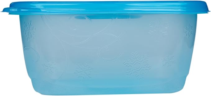 Glad GladWare FreezerWare Containers, Large Rectangle, 64 Oz, 2 Count, 6-Pk | Crack-resistant, large rectangle containers for freezing soups and meal prep; microwave and dishwasher safe - Image 4