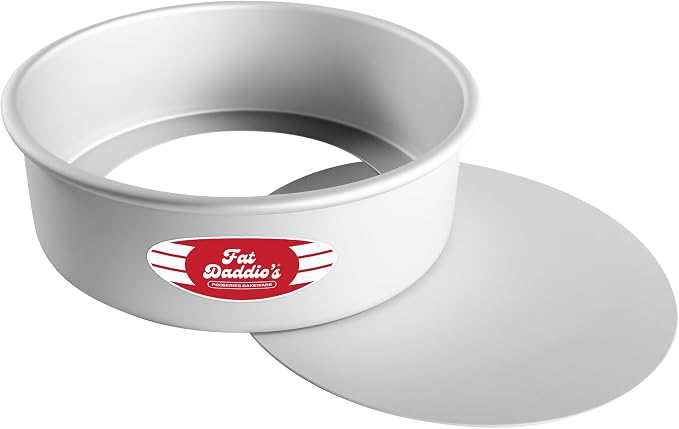 Fat Daddio's PCC-93 Anodized Aluminum Round Cheesecake Pan, 9 x 3 Inch by FatDaddios