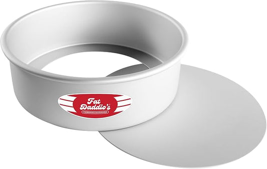 Fat Daddio's PCC-93 Anodized Aluminum Round Cheesecake Pan, 9 x 3 Inch by FatDaddios