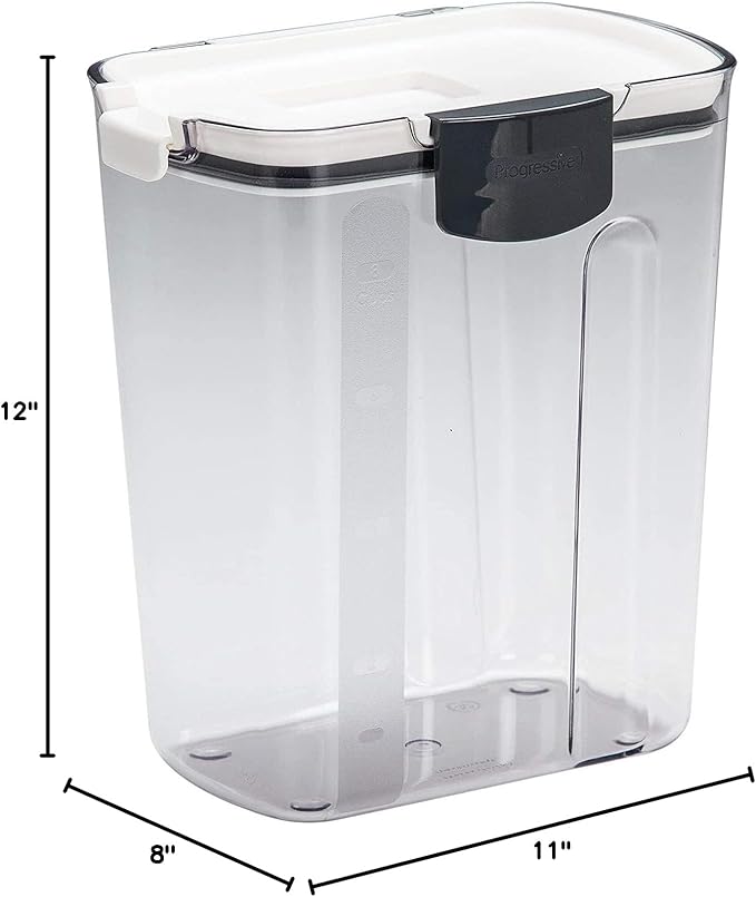 Progressive ProKeeper Baker's Airtight Kitchen Storage Canister Container Set for Flour, Sugar & More, Keeps Ingredients Fresh, with Accessories (Multicolor, 6- Piece) - Image 4