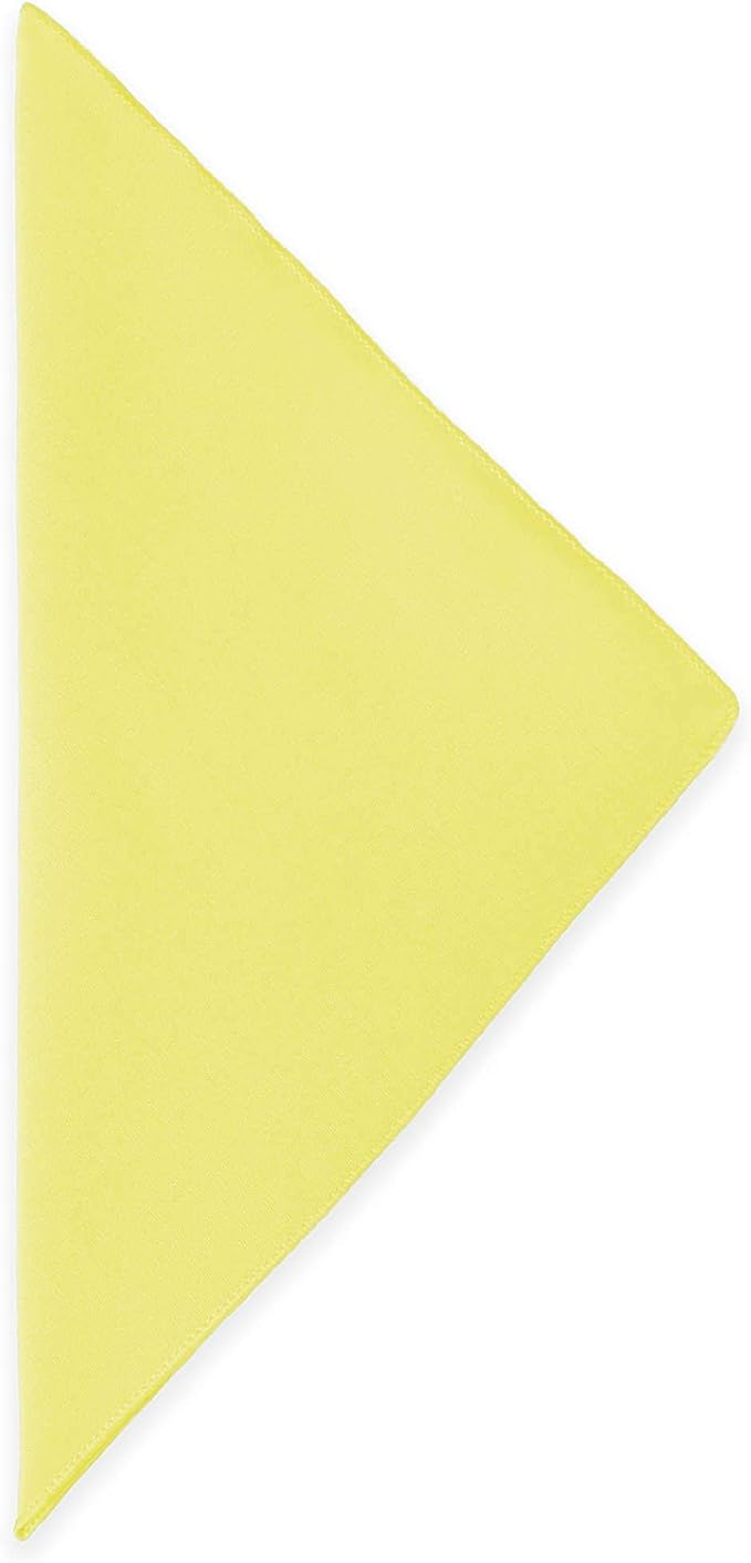 17x17-Inch Cotton-Feel Cloth Napkins, Lemon, Set of 12 - Image 2