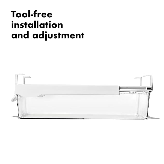 OXO Good Grips Fridge Undershelf Drawer 14 in - for Deli Meat, Cheese, Produce and More - Image 4
