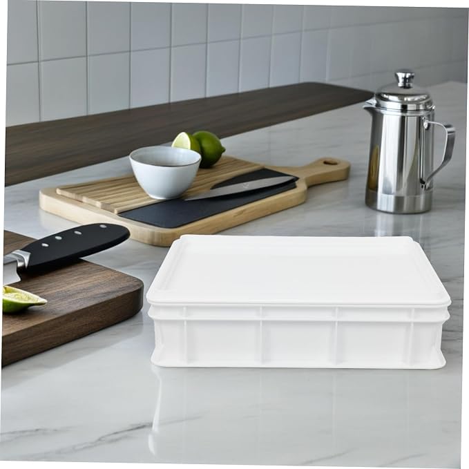 PRETYZOOM Stackable Pizza Dough Proofing Box Professional Bread Proofing Container with Covers for Home and Commercial Use Versatile Storage for Pizza Dough - Image 7