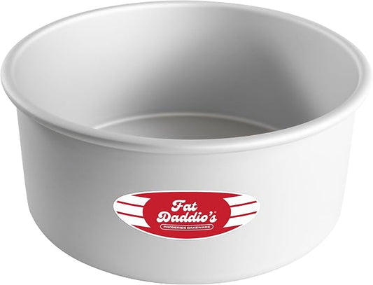 Fat Daddio's Anodized Aluminum Round Cake Pan, 9 x 4 Inch by FatDaddios