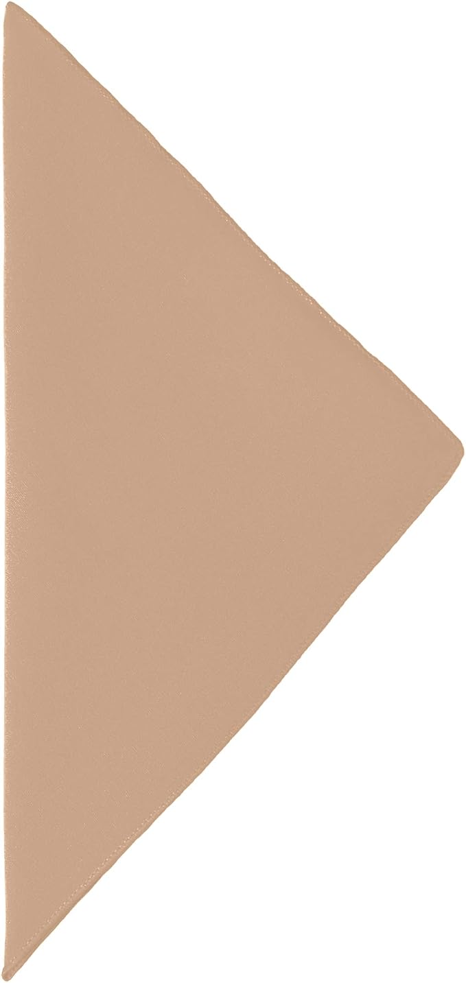 17x17-Inch Cotton-Feel Cloth Napkins, Ice Peach, Set of 24 - Image 2