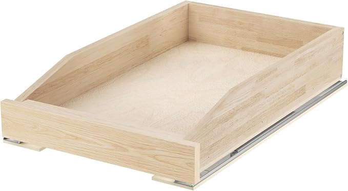 Pull Out Cabinet Drawer 13½” W x 21” D, Soft Close Pull Out Cabinet Organizer, Pull Out Shelves Requires at Least 14½” Cabinet Opening, Bottom Assembly by Unknown