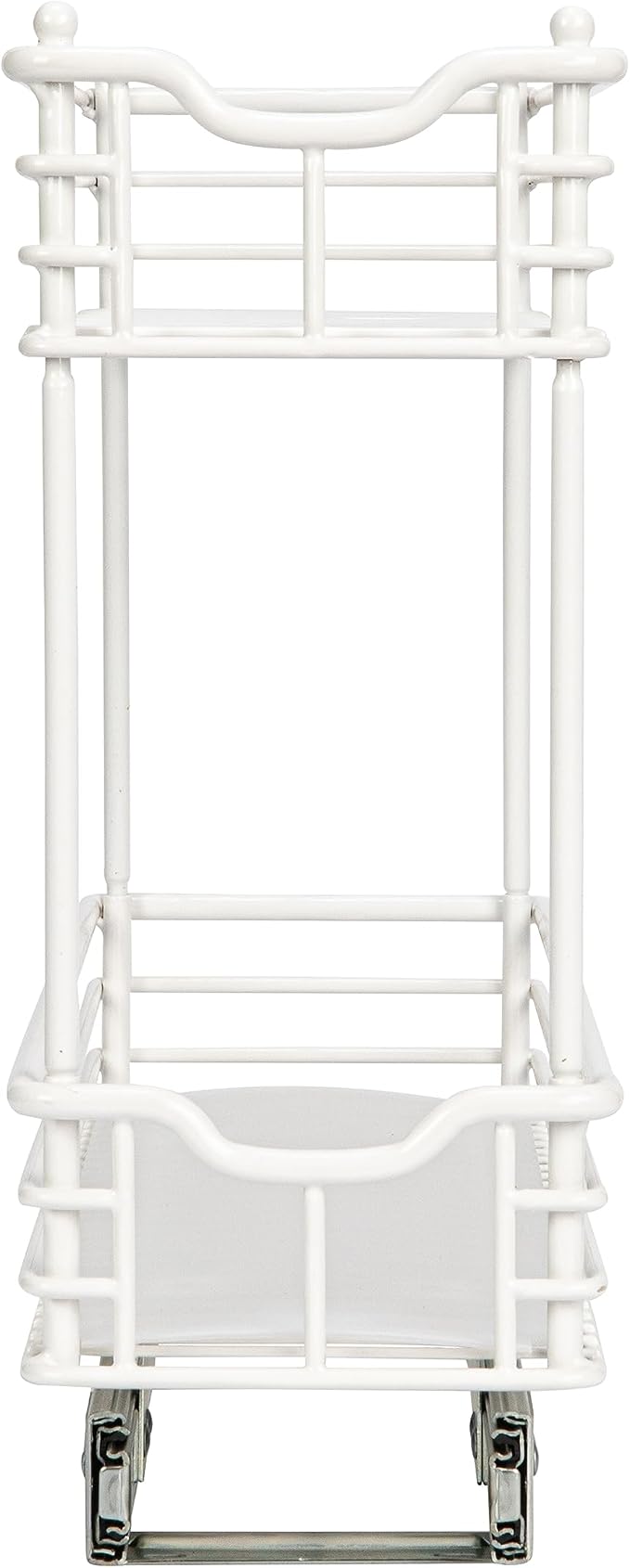 Household Essentials White Steel Two-Tier Slide-Out Organizer with Plastic Liners - Image 11