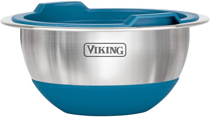 Birsppy XGATML TANGDIAABBCC CHDENUO Sudopo K-Musculo 10-Piece Stainless Steel Mixing, Prep and Serving Bowl Set (Teal) - Image 6