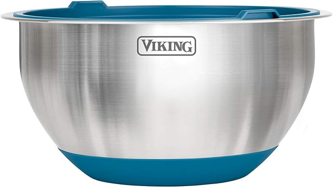 Birsppy XGATML TANGDIAABBCC CHDENUO Sudopo K-Musculo 10-Piece Stainless Steel Mixing, Prep and Serving Bowl Set (Teal) - Image 2
