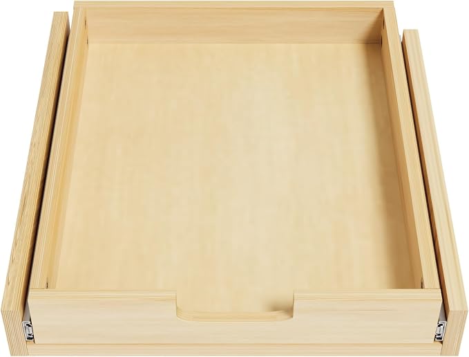 Pull Out Cabinet Organizer, 17''W×21''D Sliding Drawers for Cabinets, Soft Close Slide Out Wooden Pull out Drawers, Base Cabinet Organization for Kitchen, Pantry, Bathroom - Image 2