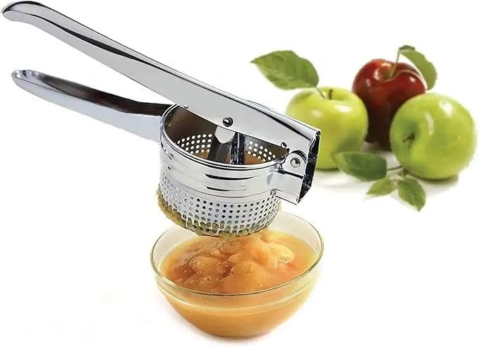 KAV Potato Ricer Masher Lemon Squeezer Fruit Press - Stainless Steel Mash for Effortless Food Preparation, Professional Grade Kitchen Tool for Smooth Potatoes, Fresh Juices, and Baby Food - Image 4