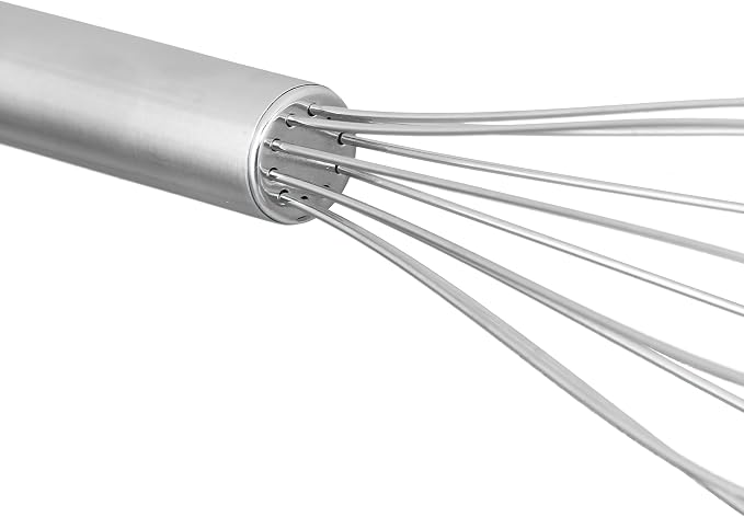 Set of 6 Whisks, Stainless Steel Hand Whisks, Professional Balloon Whisks, Whisks in 8 Inches, 10 Inches, 12 Inches - Image 8