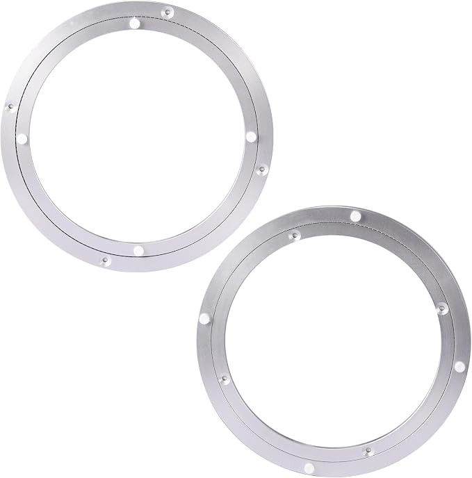 Lazy Susan Hardware Rotating Turntable Bearings Swivel Plate Hardware Aluminum Metal for Dining-Table and Workbench (10 Inchs) … … - Image 4