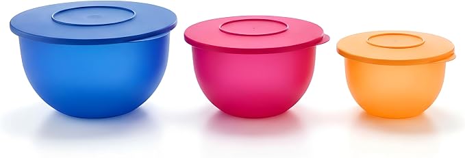 Tupperware Brand Impressions 6-Piece Classic Bowl Set (3 Bowls + 3 Lids) - Dishwasher Safe & BPA Free - Airtight, Leak-Proof Food Storage Containers for Fridge & Pantry - Image 4