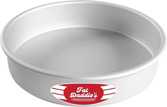 Fat Daddio's Anodized Aluminum Round Cake Pan, 9 x 2 Inch by FatDaddios