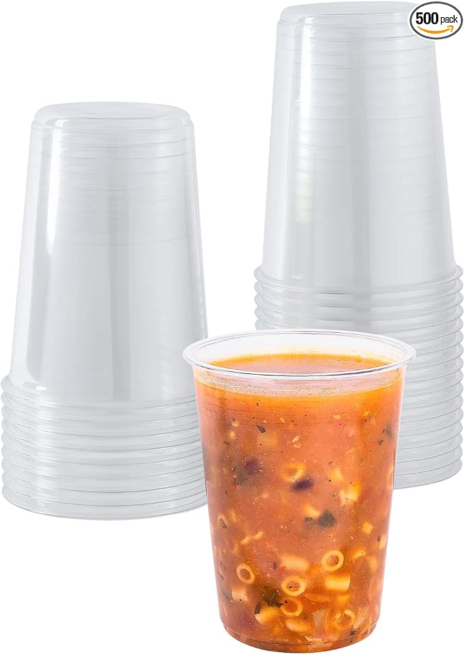 Karat 32oz PET Round Deli Container (117mm), FP-DC32-PET - 500 ct by Karat