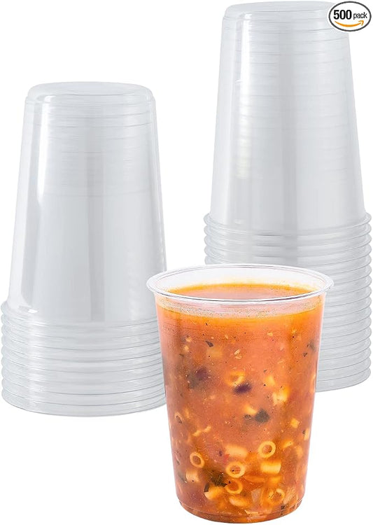 Karat 32oz PET Round Deli Container (117mm), FP-DC32-PET - 500 ct by Karat