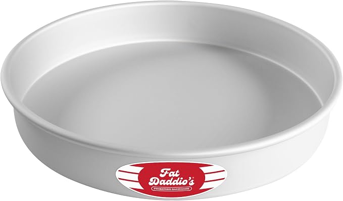 Fat Daddio's Round Cake Pan, 13 x 2 Inch, Silver by FatDaddios