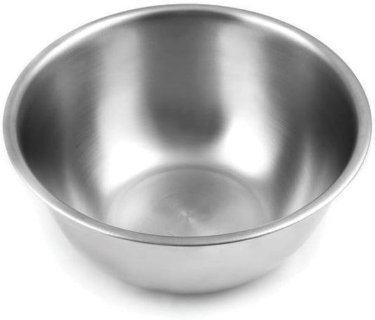 Fox Run Brands 2.75-Quart Stainless Steel Mixing Bowl, 9 x 9 x 4 inches, Metallic | Small Metal Mixing Bowl For Eggs, Sauces & More | Dishwasher Safe | 10.8 Cup Stainless Steel Kitchen Mixing Bowl by foxrunbrands