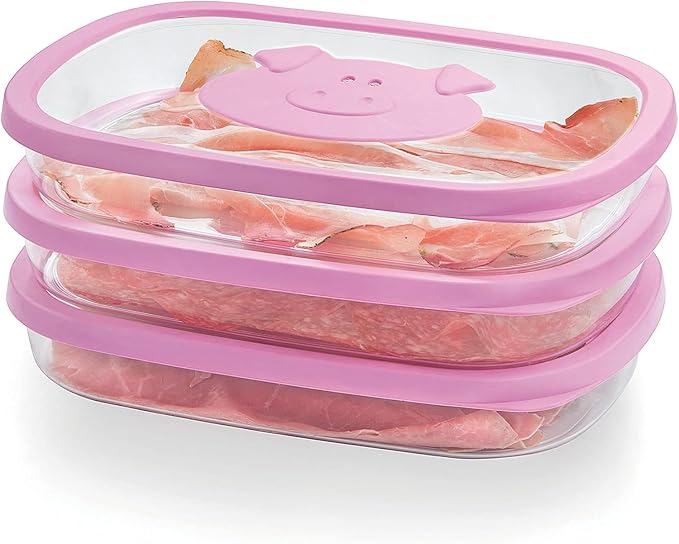 Snips Stackable Sliced Meat and Cheese Storage Container - Image 3