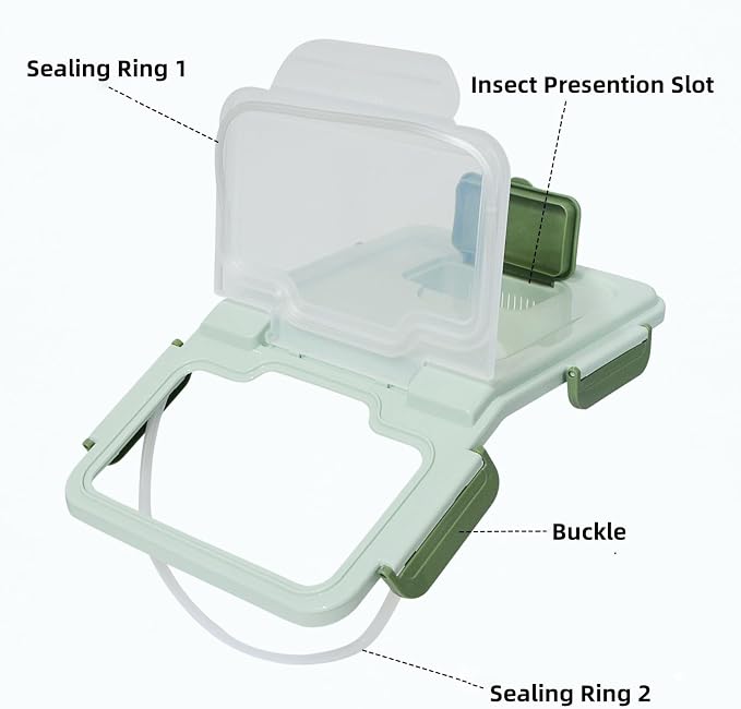 2 Pack Large Flour Storage Container 50 lb Airtight Rice Storage Container with Lid, Wheels, Measuring Cup, Scoop, Plastic Flour Sugar Bin Organizer for Grain Cereal, Rice Dispenser (Green) - Image 5