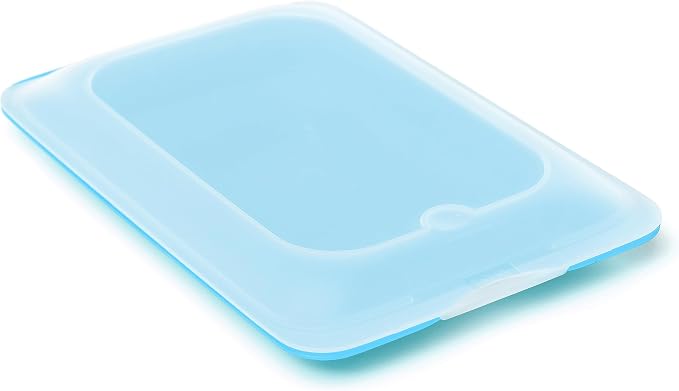 TATAY Cold Cuts Container Standard 17x3.2x25.2 cm BPA-Free Removable Lid | Cold Cuts Container | 3-Piece Set | Dishwasher Safe | Microwave Safe | Freezer Safe | Stackable Design | Set of 3, Blue - Image 2
