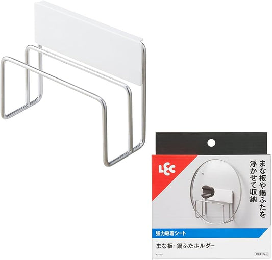 LEC Sink Cutting Board Pot Lid Holder (Strong Suction Sheet), Load Capacity 4.4 lbs (2 kg), Leaves No Trace by Unknown