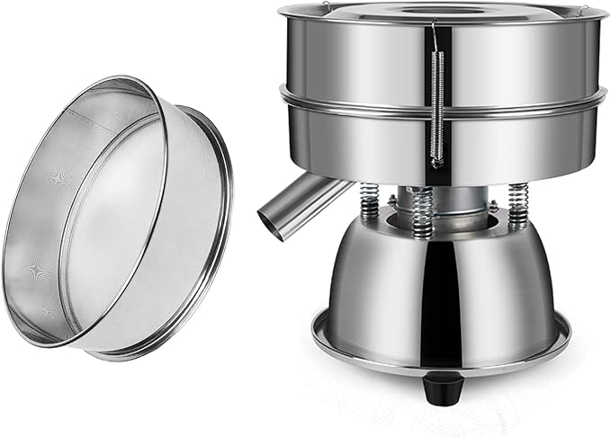 Sidasu Automatic Sieve Shaker Machine,Vibrating Sifter with 12&80 Screens | Electric 110V Sifter Machine for Baking Kitchens,Grain Milling,Herbal Powder,Food Preparation by Sidasu