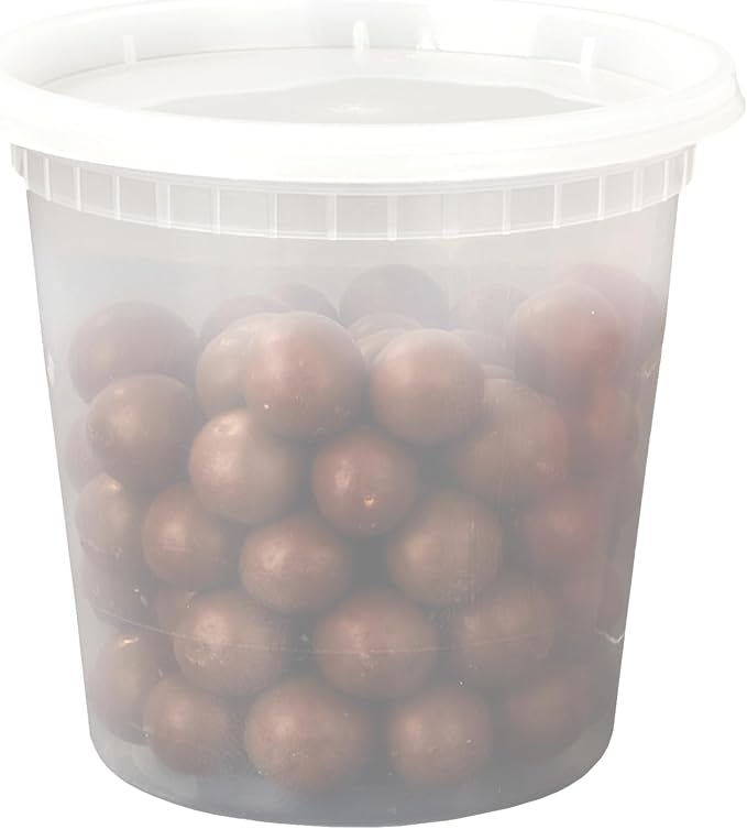 [24 OZ, 25 Sets Plastic Deli Food Storage Containers with Airtight Lids | Microwave-, Freezer-, Dishwasher-Safe | BPA Free | Heavy-Duty | Meal Prep | Leakproof | Recyclable (Pack of 2) - Image 6