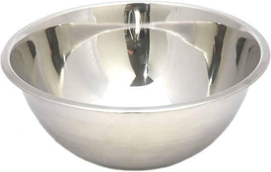 Chef Craft Brushed Mixing Bowl, 8-Quart, Stainless Steel by ChefCraft