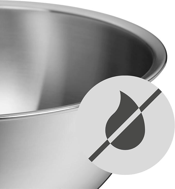 WMF 645709990 Gourmet Bowl Set for Kitchen 4-Piece, Cromargan Stainless Steel, Multifunctional, Mixing Bowl, Serving Bowl, Stackable - Image 5