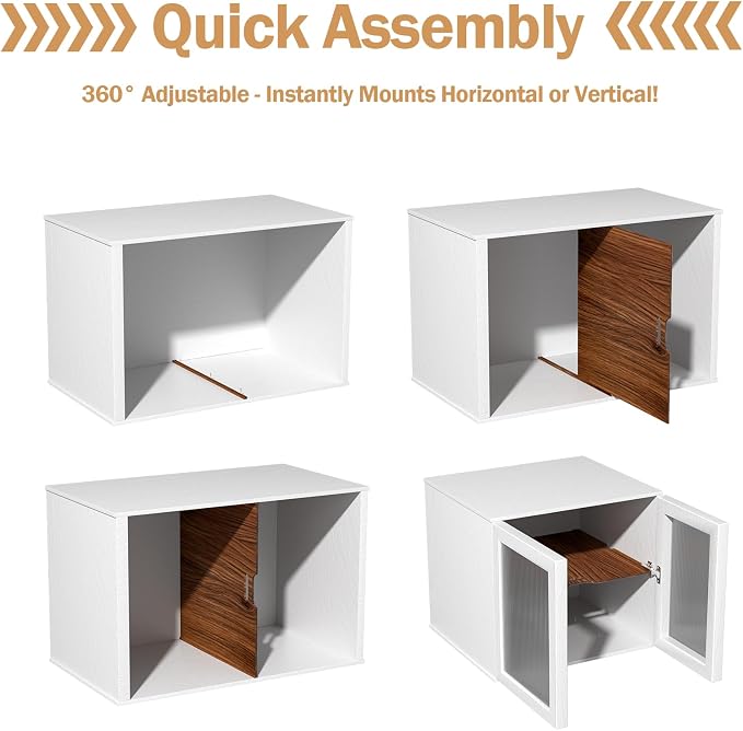6 Set Trim-to-Fit Wood Tray Dividers for Cabinet, Cookie Sheet Organizer, Multi Layer Embedded Plug-in Board Storage, Cuttable DIY Storage Divider Insert for Kitchen Bedroom Cabinet Closet(Walnut) - Image 3
