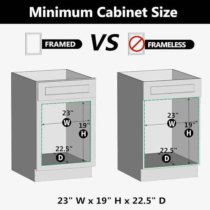LOVMOR Soft Close Under Sink Organizer 22½” W x 21” D, Pull Out Cabinet Organizer with U Bracket, 2 Tier Slide Out Shelf for Kitchen Bathroom Sink(Left) - Image 8
