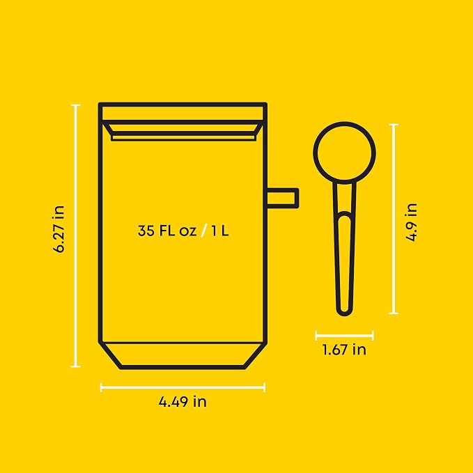 JoyJolt Holden 32oz Stackable Glass Storage Containers with Lids and Scoops, Airtight Food Canister Set of 3 w/Acacia Wood Lids, Round Stacking Pantry and Kitchen Containers w/Scoop | Sage Green - Image 7