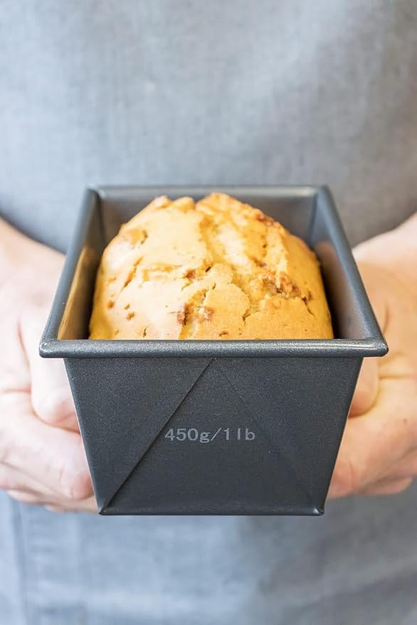 MasterClass KCMCHB41 1 lb Loaf Tin with PFOA Non Stick, Robust 1 mm Carbon Steel, 15 x 9 cm Small Bread Pan, Grey - Image 4
