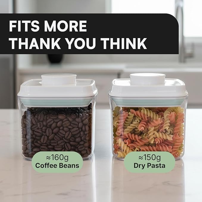 Bop Top Airtight Food Storage Containers | Pop-Top Lid | Multi-Pack | kitchen canister set, for flour, sugar, snacks, pasta, baking - Image 8