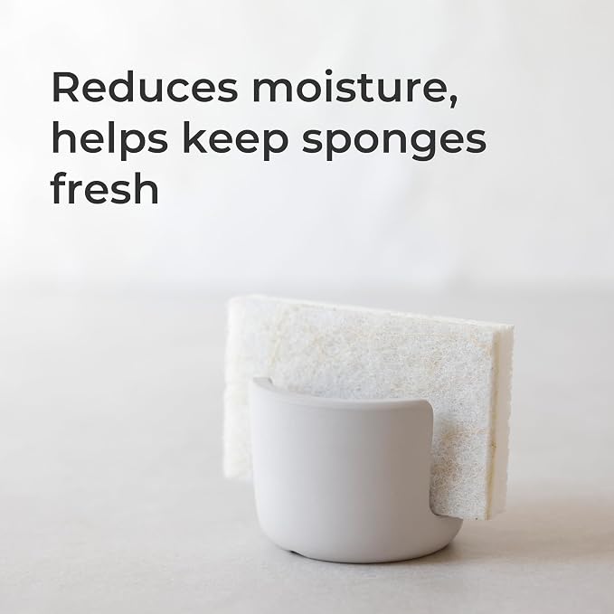 Diatomite Quick Dry Kitchen Sink Organizer (Brown, Small, 0.42 lbs) - Absorbent Drying Rack for Dish Sponge - Image 5