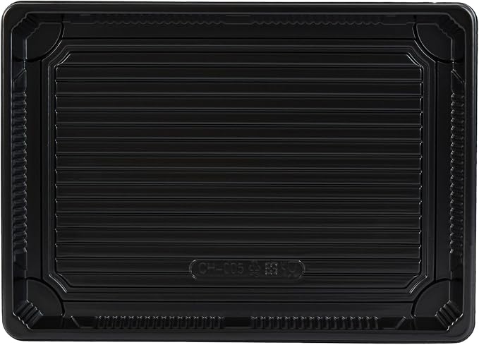 Restaurantware Plastic Sushi Trays 100 Pack of 10 x 7.2 x 1.77 Inch With Clear Lids Leak-Resistant Sushi Take Out Boxes Stackable Containers For Grab-And-Go - Image 23
