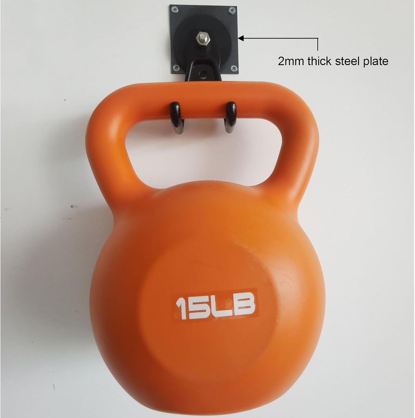 Heavy Duty Magnetic Hooks with 2.60" D Super Strong Round Magnetic Base- 2Pack, Strong Large Magnet Hook, Magnetic Storage Hooks for Power Drill,Garden Tools,Hose,Pegboard,Garage,Workshop