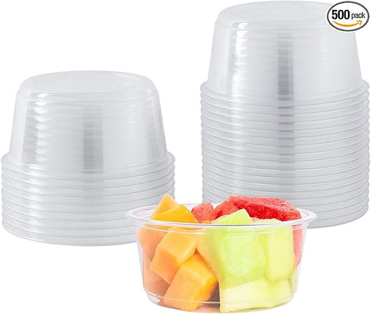 Karat 12oz PET Round Deli Container (117mm), FP-DC12-PET - 500 ct by Karat