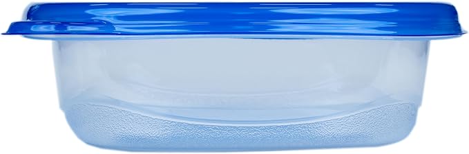 Glad GladWare Entree Food Storage Containers, Medium Square, 25 Oz, 5 Count | Lock-tight seal for meal prep and lunches; microwave and dishwasher safe - Image 5