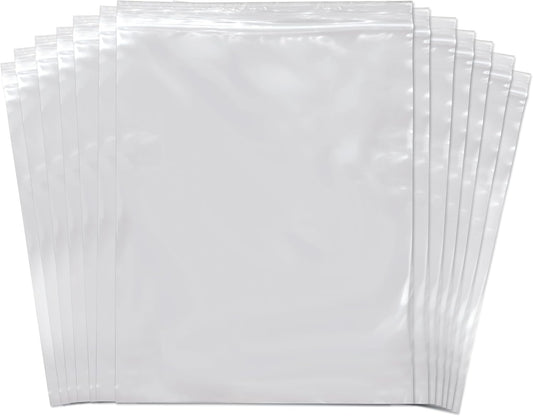 SNL | 8" X 10" - 2 MIL - 1,000 Bags | Large | Strong | Zipper Lock Reclosable, Clear, Disposable, Plastic Bags, For Food and Storage