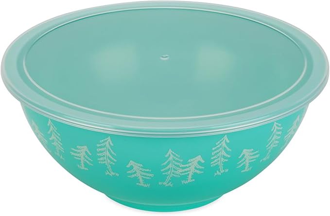 Camco Life is Better at The Campsite Nesting Bowl Set, Includes (4) Durable Melamine Bowls with (4) Plastic Lids Suitable for On-The-Go Lifestyles - Image 4