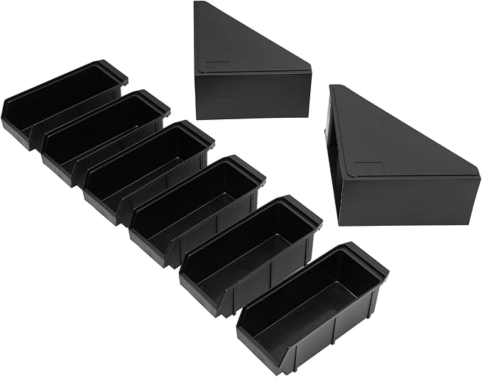 6 Compartment Serve Condiment Bin, 3-Tier Self Serve Condiment Bin Stand, Plastic Containers Storage Bins, Countertop Condiment Organizer for Coffee Shops Restaurants Bars - Image 7