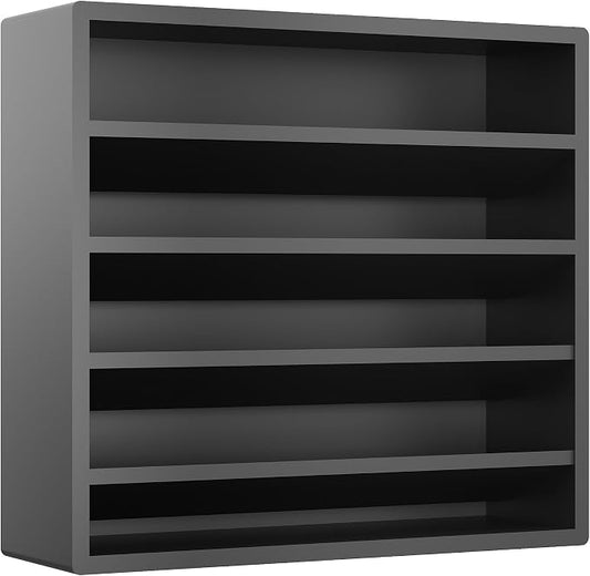 Orimade 4 Tier Spice Rack Organizer for Cabinet, Freestanding Bamboo Seasoning Rack for Countertop, Cupboard, Pantry, Kitchen, 13.18 x 4.13 x 12.2 inches(Spice Jars Not Included), Black by Orimade