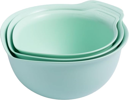 KitchenAid Universal Nesting Plastic Mixing Bowls, Set of 3, Spearmint by Unknown