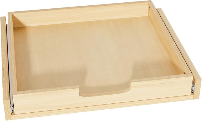 Pullout Cabinet Organizer, 26''W×21''D×3''H Slide Out Shelves for Kitchen Cabinets, Pull out Drawers for Kitchen Cabinets, Pantry, Bathroom, & Storage Organization by GREHITK