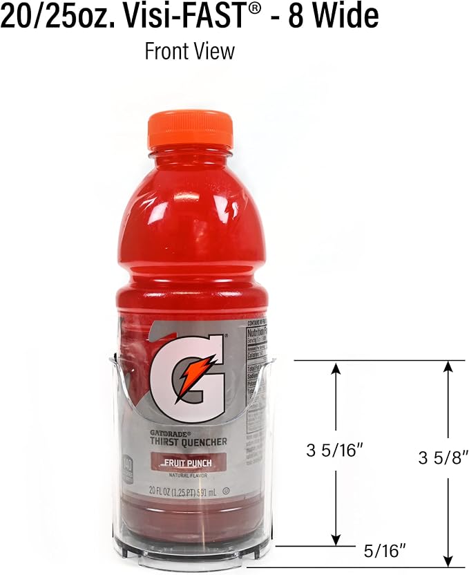 Fridge Drink Organizer & Soda Can Dispenser for Refrigerator, 2-Pack - Image 4