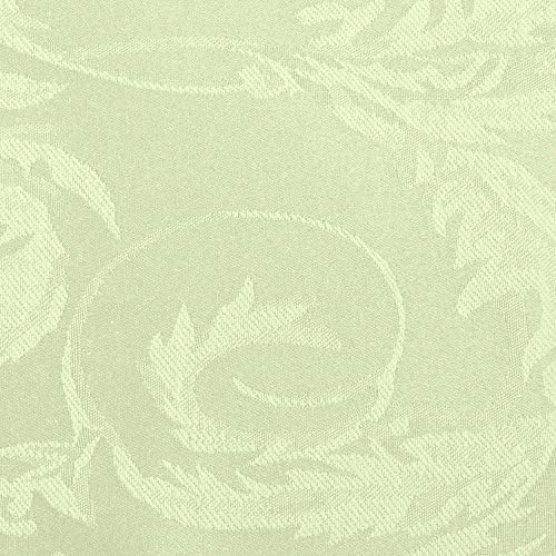 17x17-Inch Square Damask Cloth Napkins, Ivory, Set of 60 | Bulk Case of 5 Dozen, Melrose, 50% Cotton / 50% Polyester Fabric, Woven Damask Pattern, Soft Hand, Machine Washable - Image 2